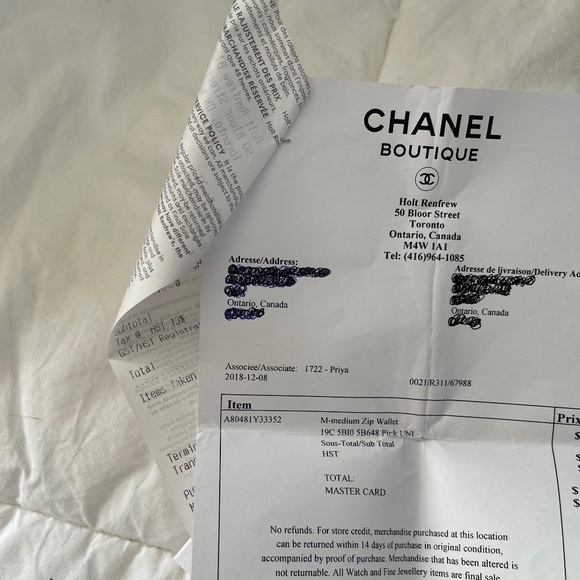 Brand New Chanel Wallet - Picture 3 of 3